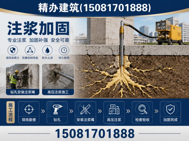 肥乡区厂房地面下沉注浆展示图